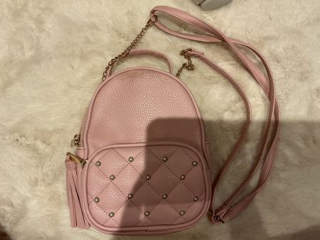 Rucksack Rosa Kunstleder mit Nieten Claire's