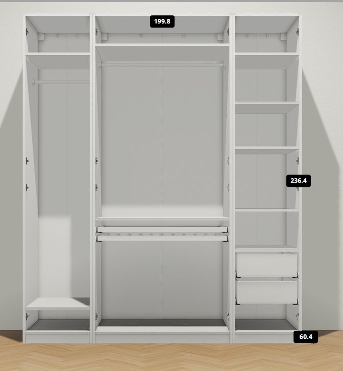 Ikea Armadi: IKEA PAX Schrank – Usato da Rotkreuz venduto da nic_h8xy 3