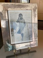 Eleganter Fotorahmen Silber Vintage, 25 x 20 cm