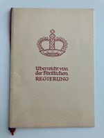 1951, Kat.217-25, Geschenkheft der Regierung m. Unterschrift