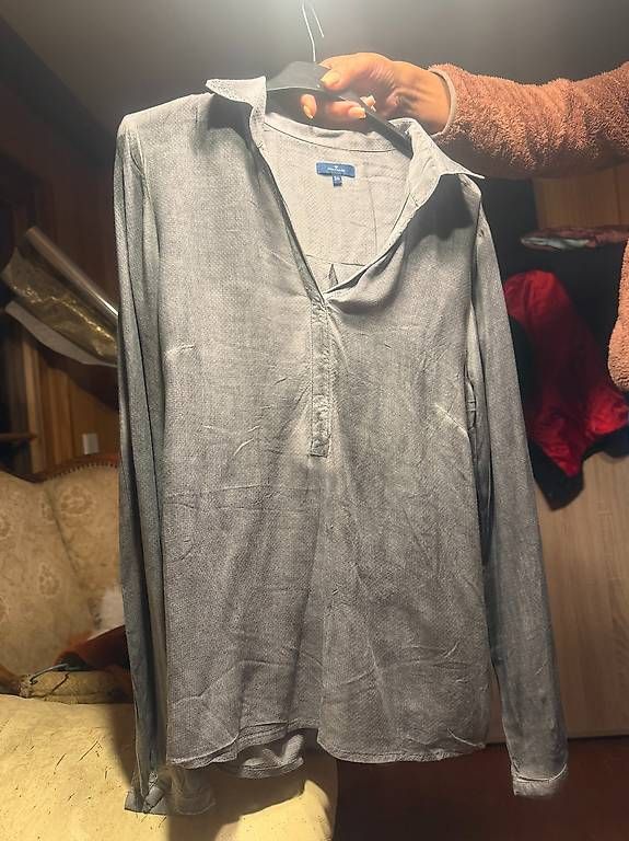 Blusen: Tom Tailor Damenbluse Gr. 36  Grau  Langarm – Gebraucht aus Zweisimmen von sementielle 1