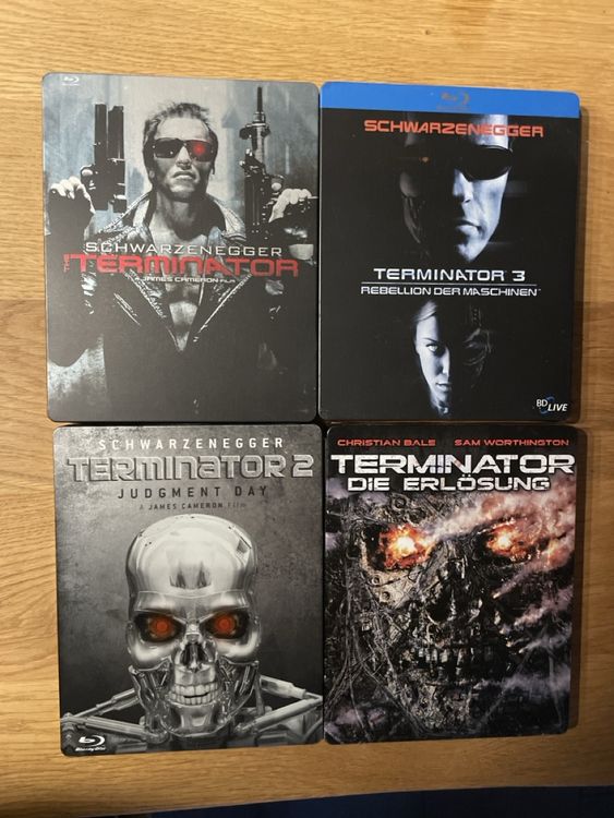 Terminator 1-4 BluRay Steelbook (Gebraucht) in Hagendorn für CHF 70 ...