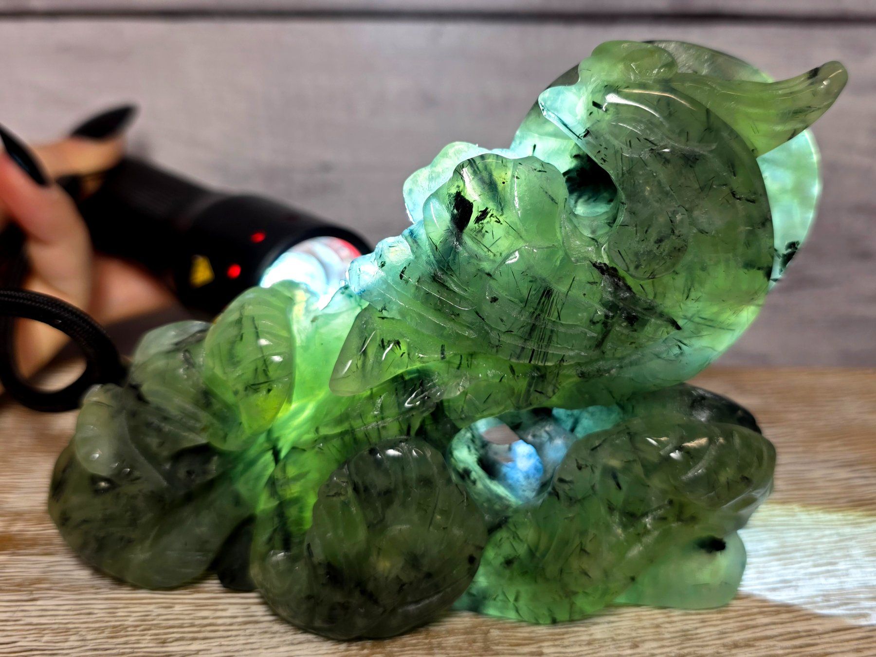 Minerali & Pietre curative: Prehnit Phönix 540g – Nuovo e nell'imballaggio originale da Matzingen venduto da Shay_Crystalz 1