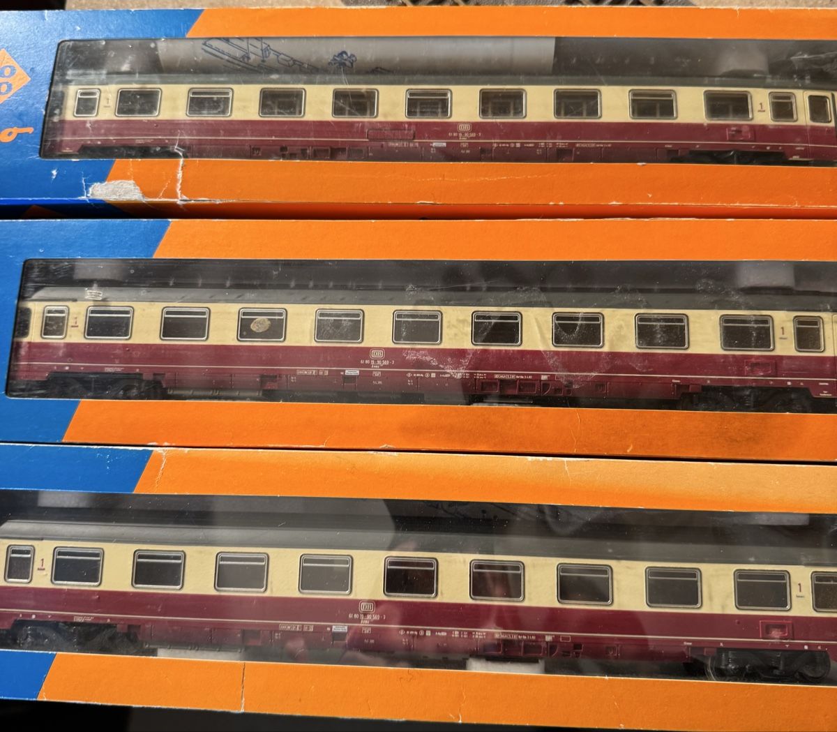 Roco Modelleisenbahnen: 6.Stk. DB Personenwagen – Gebraucht aus Esslingen von Ursr1 1