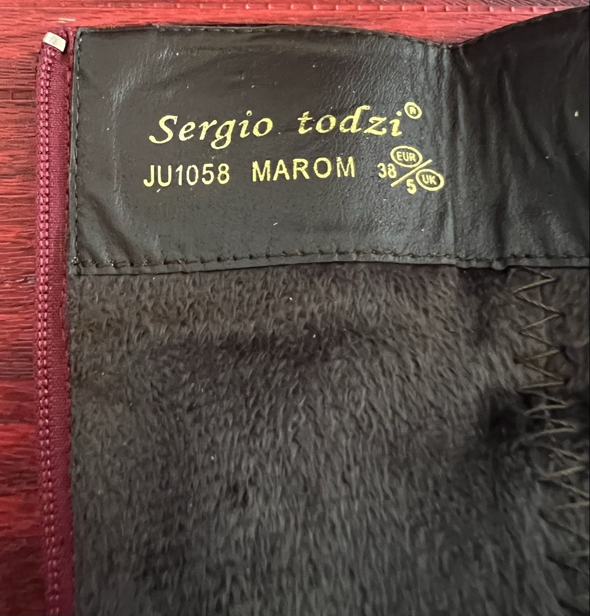 Scarpe da donna: Bottes bordeaux Sergio Todzi, taille 38, parfaites! – Usato da Chézard-St-Martin venduto da Cheyenne_75 2