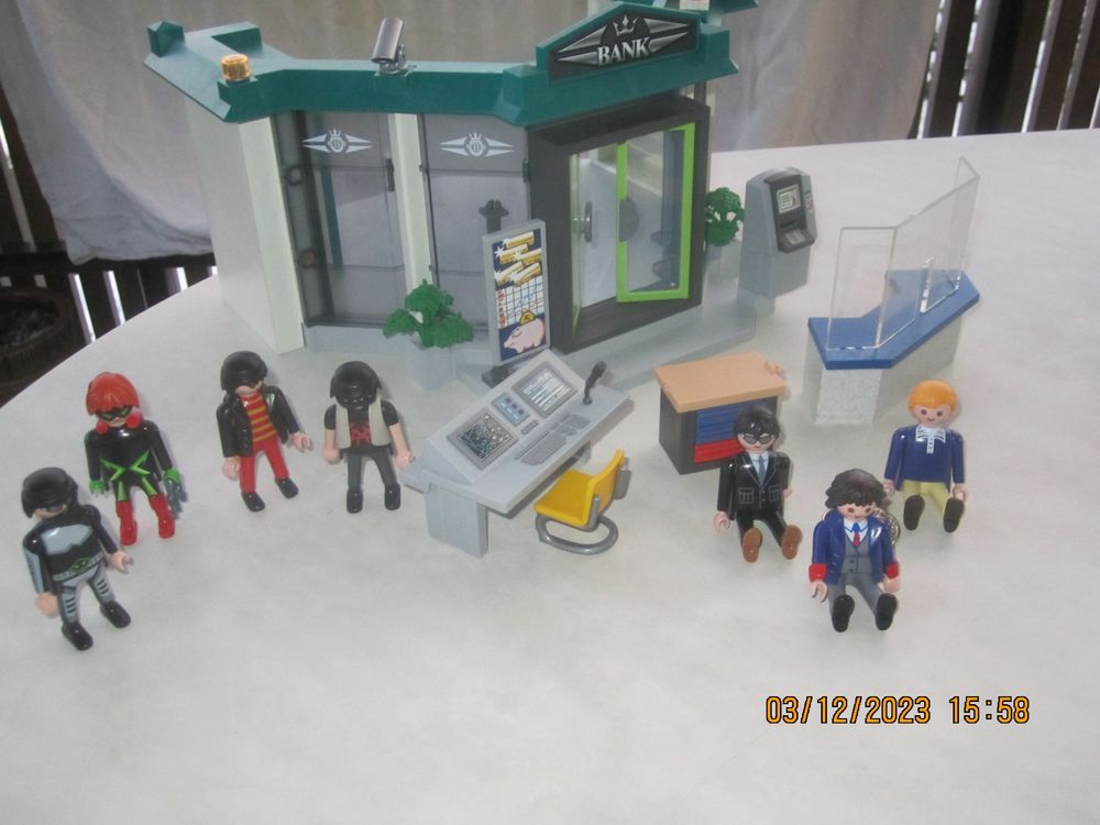 Playmobil 3422 Banks - Édition Exclusive Espagnole Vintage, Occasion