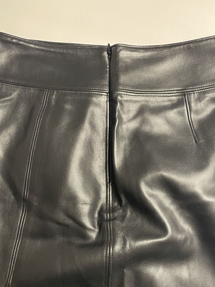 Röcke: Black Faux Leather Mini Skirt – Neu (gemäss Beschreibung) aus Zürich von bncmgg 3