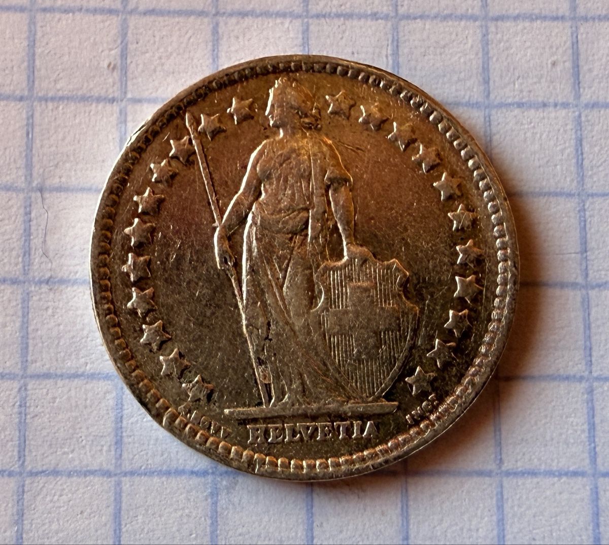 Alle Münzen: Silber 50 Rappen 1942 – Gebraucht aus St. Margrethen SG von Aroimaak 1