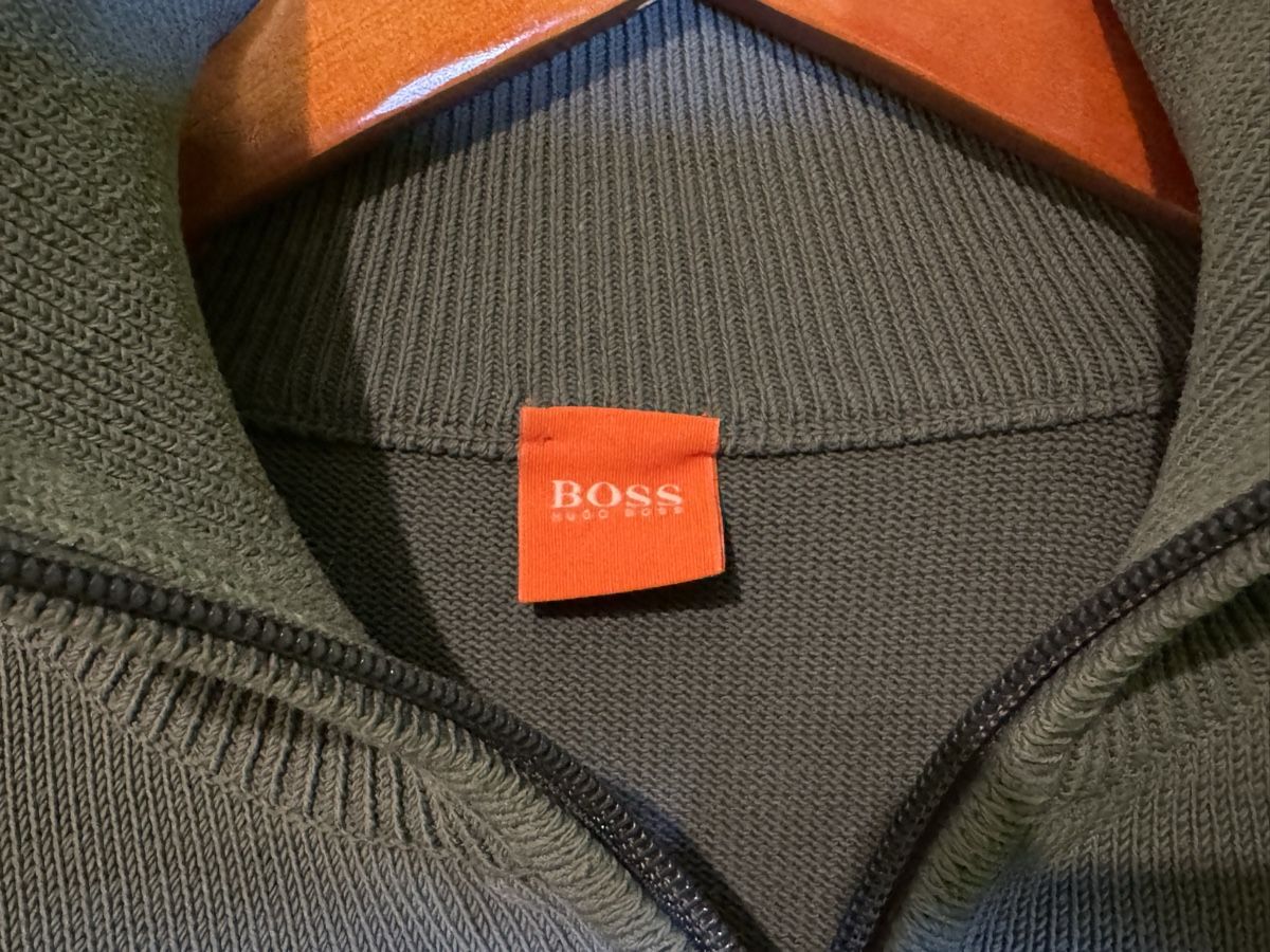 Hugo Boss Pullover & Sweatshirts: Herrenpullover BOSS Olive grün  XXL – Gebraucht aus Basel von Bwolfels 1
