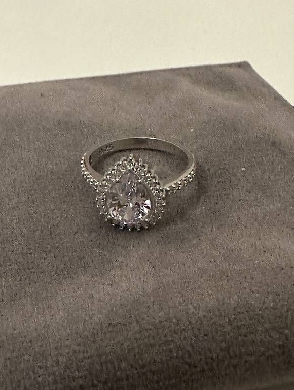 Anelli: 925 Silberring mit Zirkon – Usato da Bellach venduto da RuJewelry 4