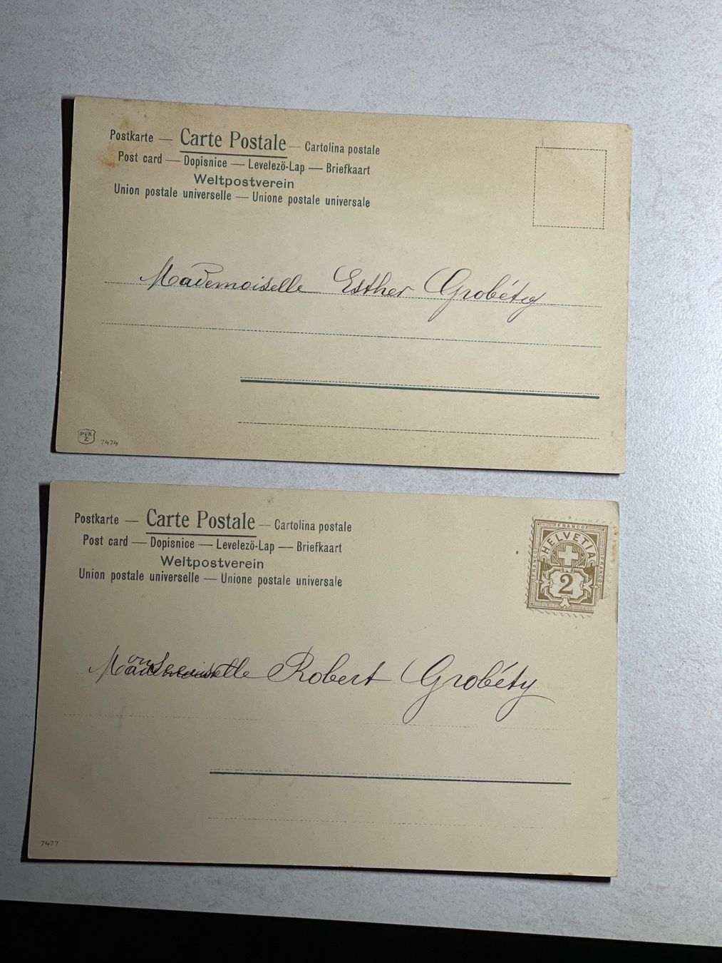 Cartoline postali: 2 Antike Postkarte: Verspielte Kätzchen mit Igel, – Usato da Strengelbach venduto da Aschatan5 1