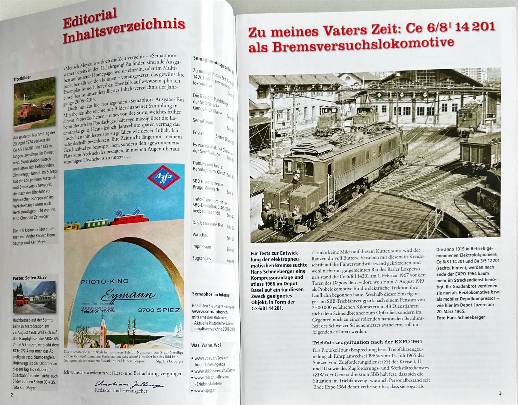 Riviste & Magazine: Semaphor Frühling 2015 – Nuovo e nell'imballaggio originale da Murgenthal venduto da View 1
