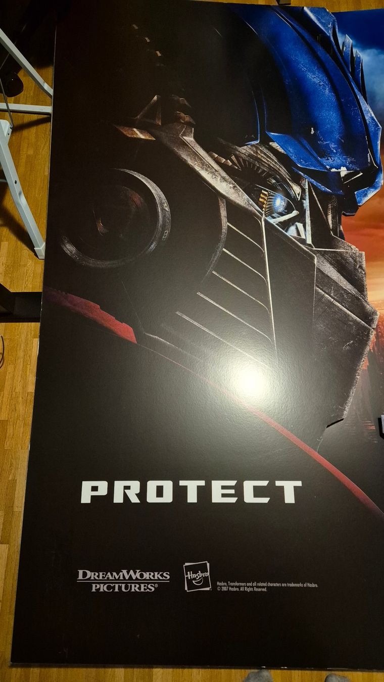 Home Cinema: Transformers Werbewand 2007 Kino Alhambra Bern – Usato da Bern venduto da Mertsch 4