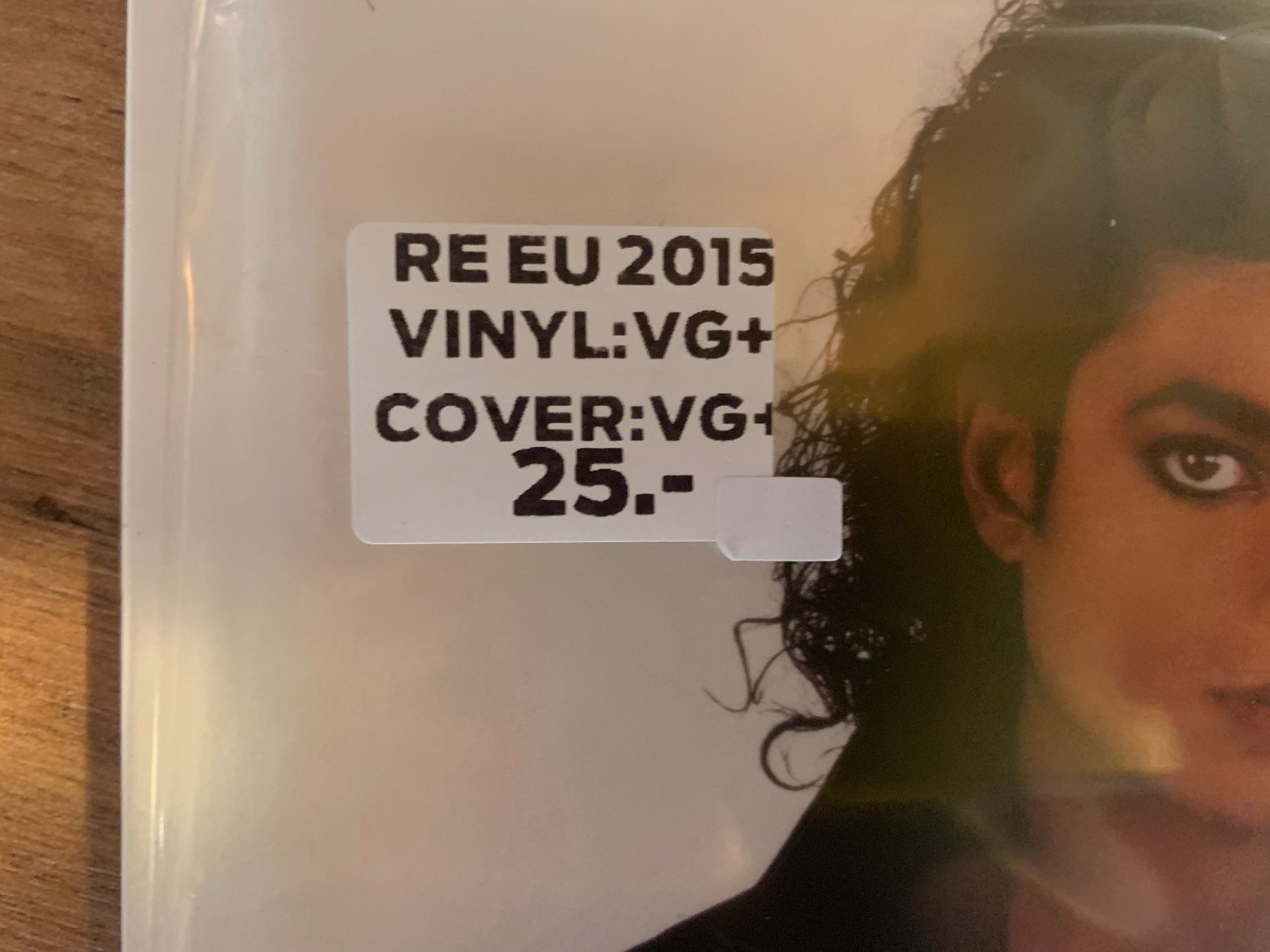 Schallplatten: MICHAEL JACKSON - BAD...RE EU 2015...VG+/VG+ – Neu und originalverpackt aus Gals von Diskopat 5