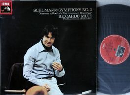 SCHUMANN Symphony no.2 MUTI - UK ASD 3648 LP TOP GEWSCHEN