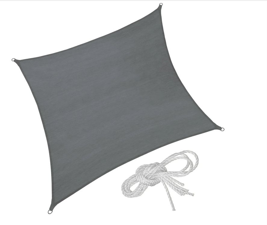 Sonnensegel Rechteckig 471x503cm - 98% UV Schutz, Atmungsaktiv, Ohne Bohren