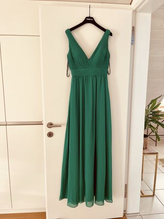 Abendkleid Smaragdgrün Gr. 36/S Mascara London ungetragen