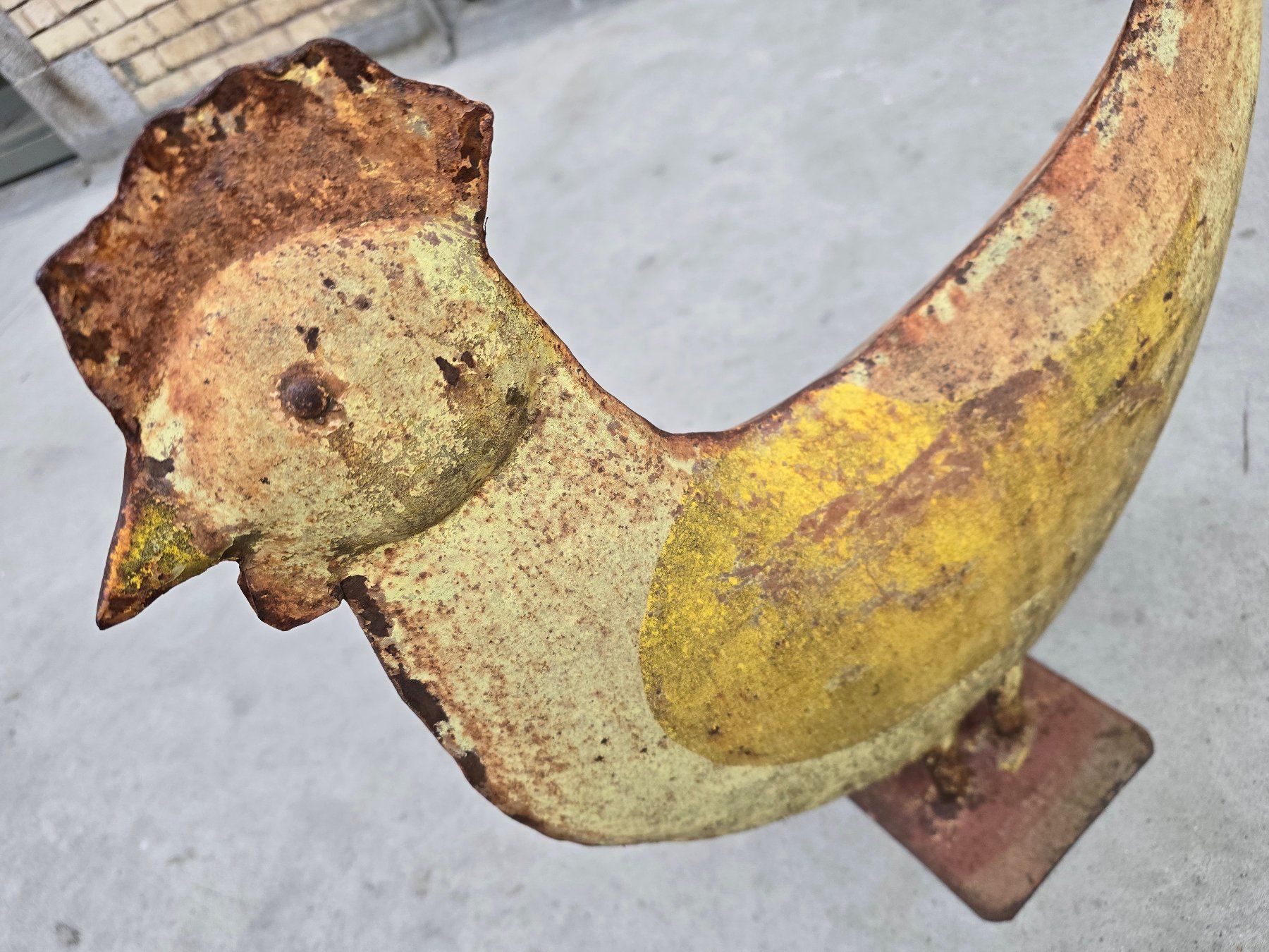 Statuette: Metall: Huhn Gartendekoration Vintage – Usato da Romanshorn venduto da Rachacha 5