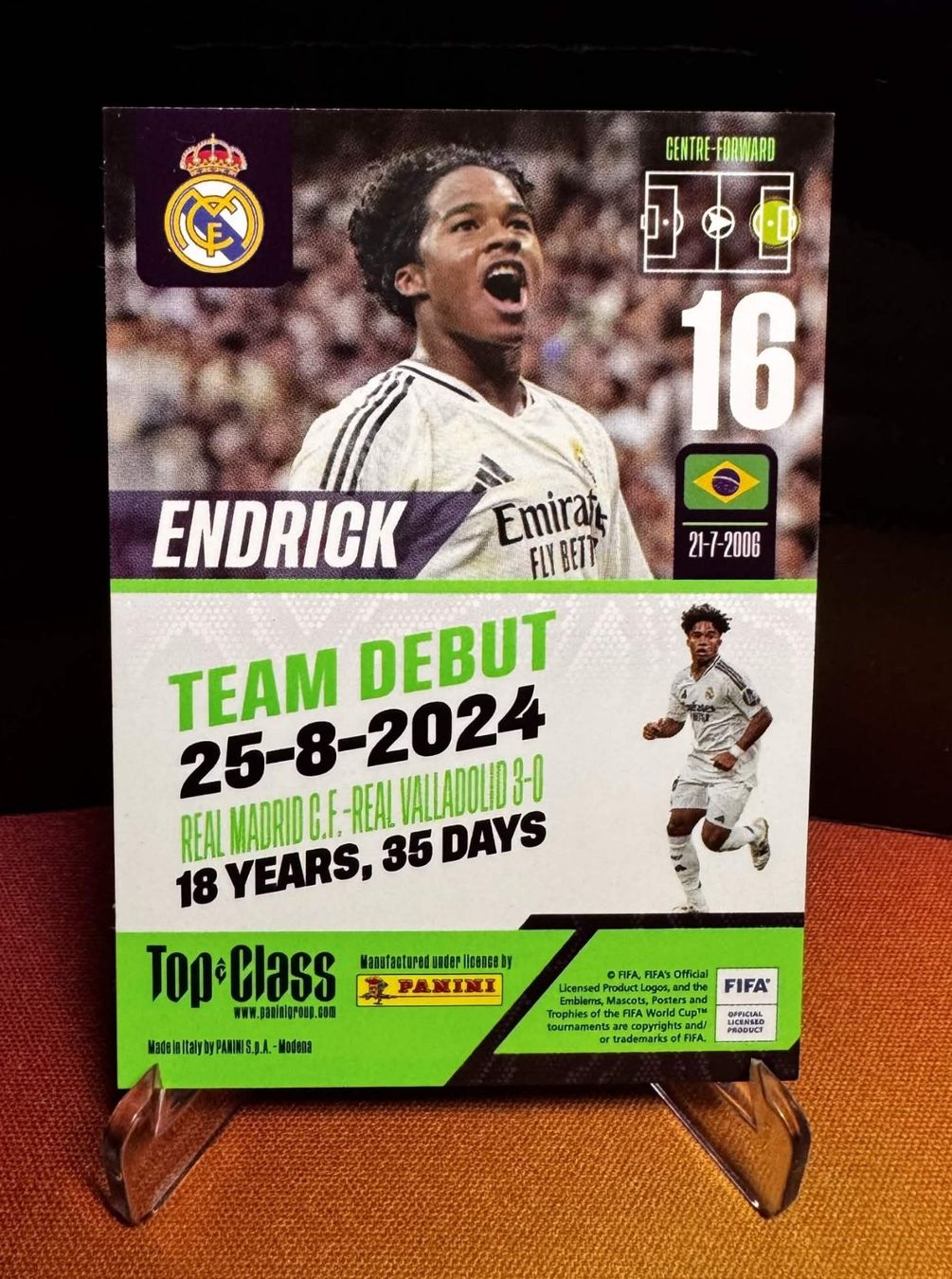Panini Carte collezionabili: Endrick / Panini Top Class 2025 / Future Star – Nuovo (secondo la descrizione) da Berneck venduto da GL-Tradingcards 1