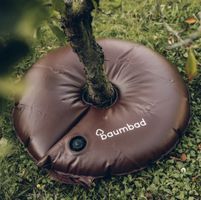 4 Stück Baumbad Baum Bewässerung Sack braun