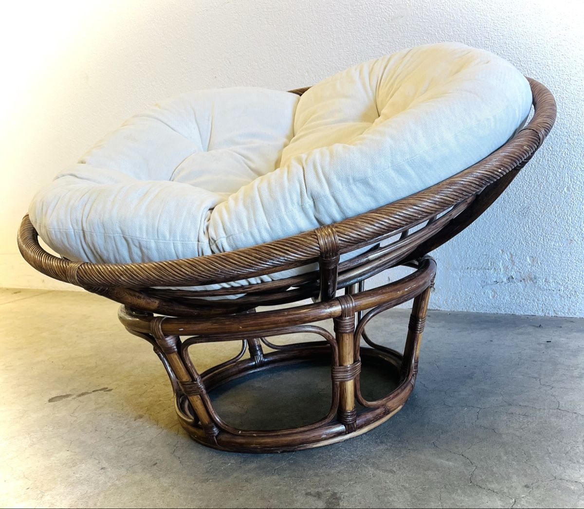 Sessel: Rattan Papasan Sessel  – Gebraucht aus Schlieren von yamay 1