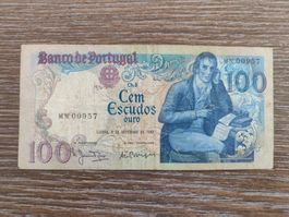 Portugal 100 Escudos 1980 - Serie MN 00957 !!!!!