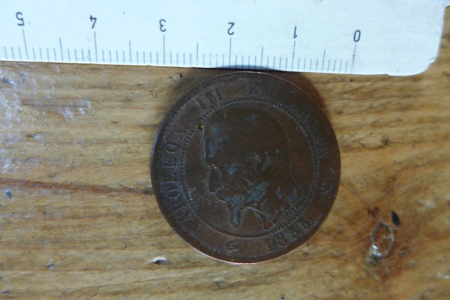 Tutti le monete: Pièce Napoleon III 1855 – Usato da Bernex venduto da qpdkvm 2