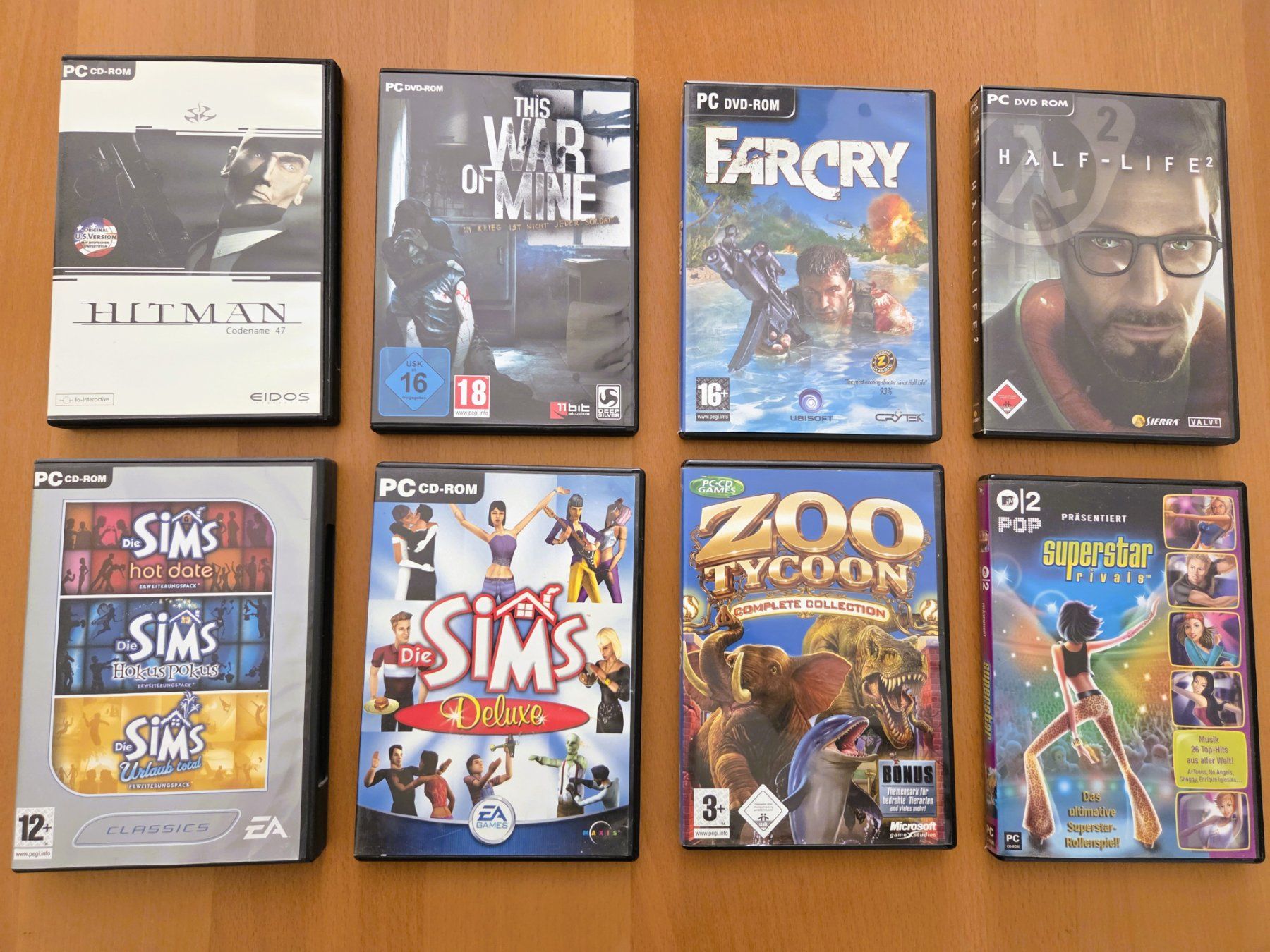 Giochi: 8x DVD ROM - CD - PC GAMES SAMMLUNG / COLLECTION – Usato da Brüttisellen venduto da Nighttrain 1