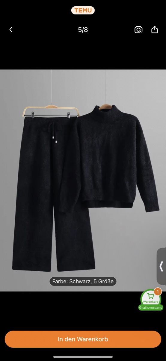 Lotti di vestiti: Zweiteiliges Set schwarz Von Temu – Nuovo (secondo la descrizione) da Zürich venduto da gryffindor_aurorin