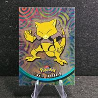 Pokemon Topps Holo Foil Blue 1. Edition/Print DE Abra