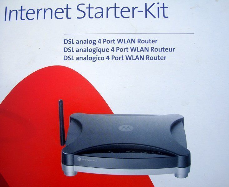 Swisscom DSL analog 4 Port WLAN Router **NEU** (Neu und ...