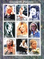 Block "Gwyneth Paltrow". Turkmenistan.