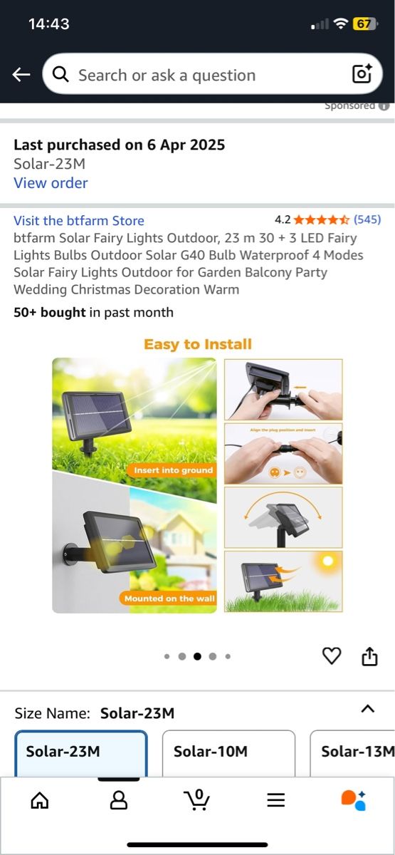 Lampade: Solar powered lights – Nuovo (secondo la descrizione) da Belp venduto da jan_6yvx 2
