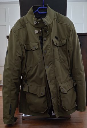 Motorradjacke Herren Grösse XL Khaki neuwertig