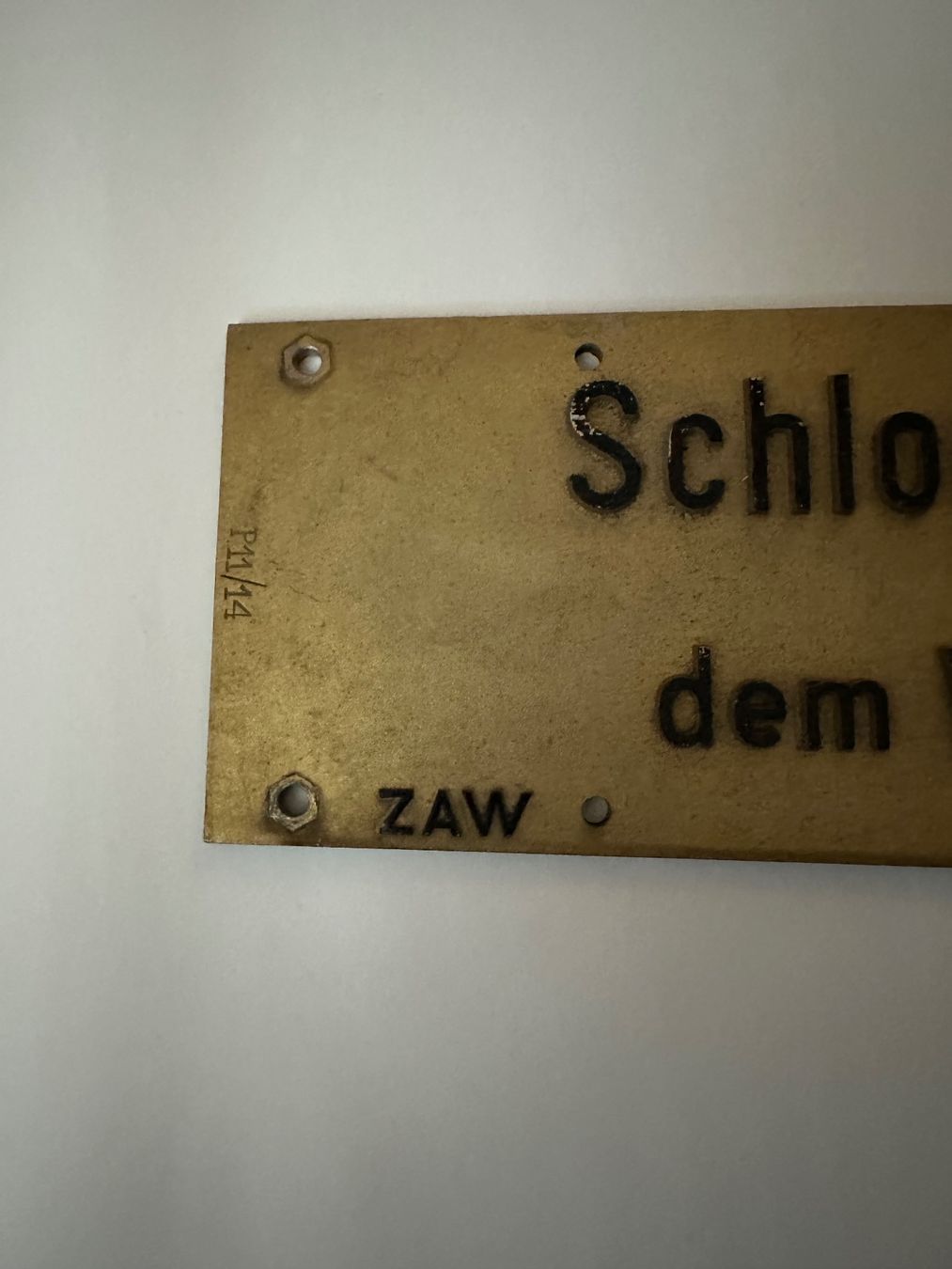 Insegne: Metallschild – Usato da Münchwilen TG venduto da Mercurius63 2