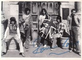 Ron Wood (Rolling Stones) - alte, orig. sign. AK
