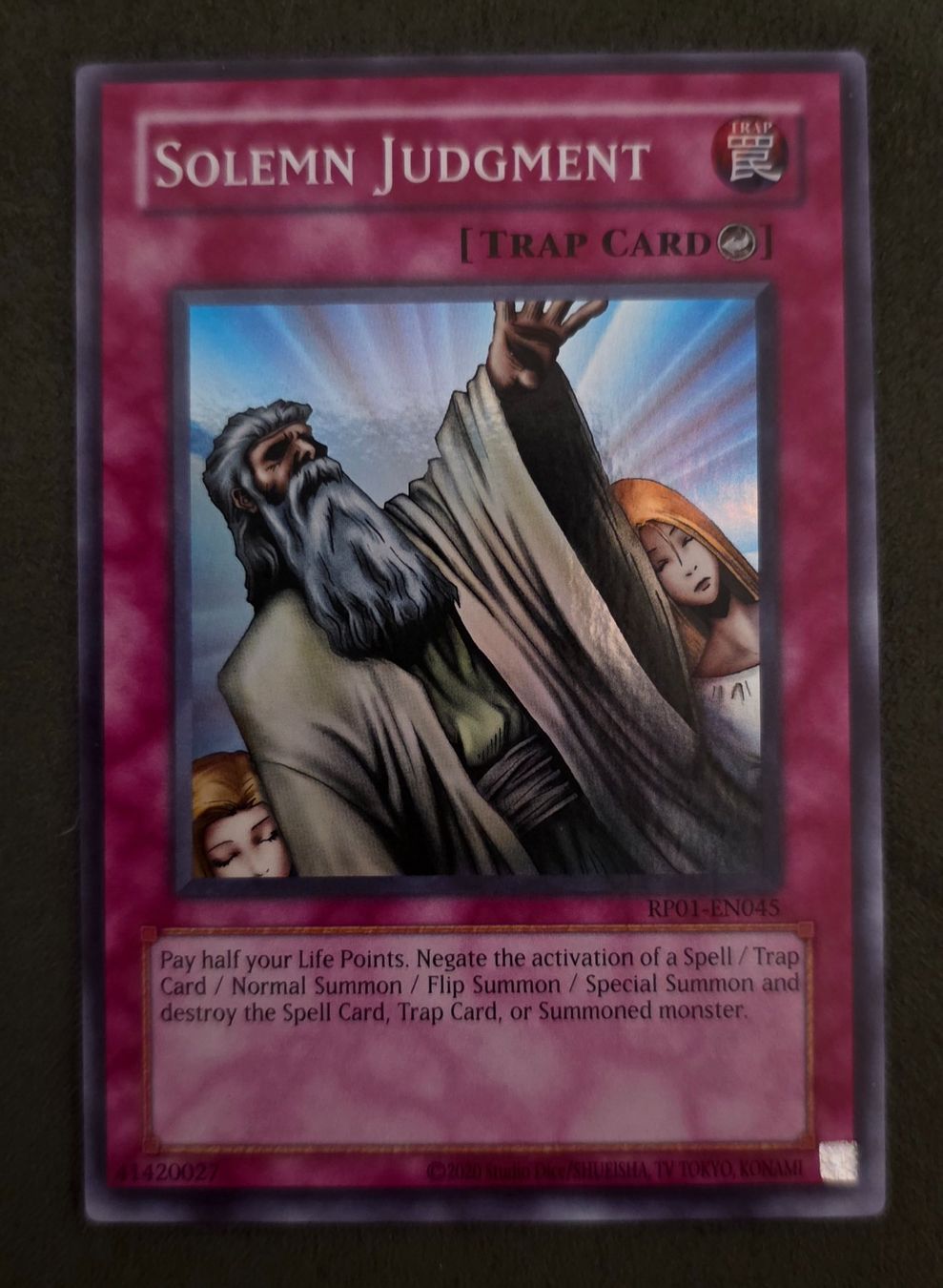 Yugioh Carte collezionabili: Yu-Gi-Oh! RP01-EN045 Solemn Judgment MINT – Usato da Oberwil BL venduto da Autobueb