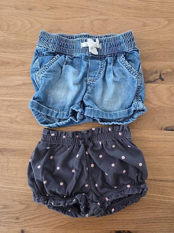 H&M Hosen: 2x kurze Hosen, 100% Baumwolle, Gr. 68 – Gebraucht aus Baden von TA2222