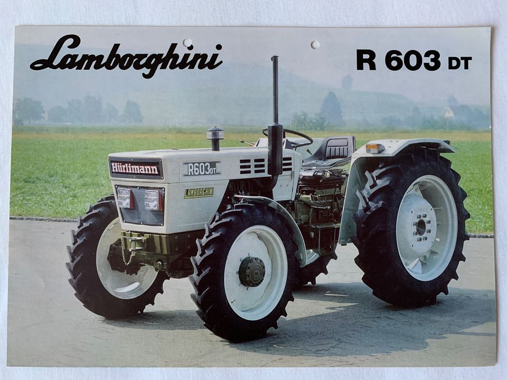 Prospekte Lamborghini, Hürlimann Traktoren Oldtimer (Gebraucht) in ...