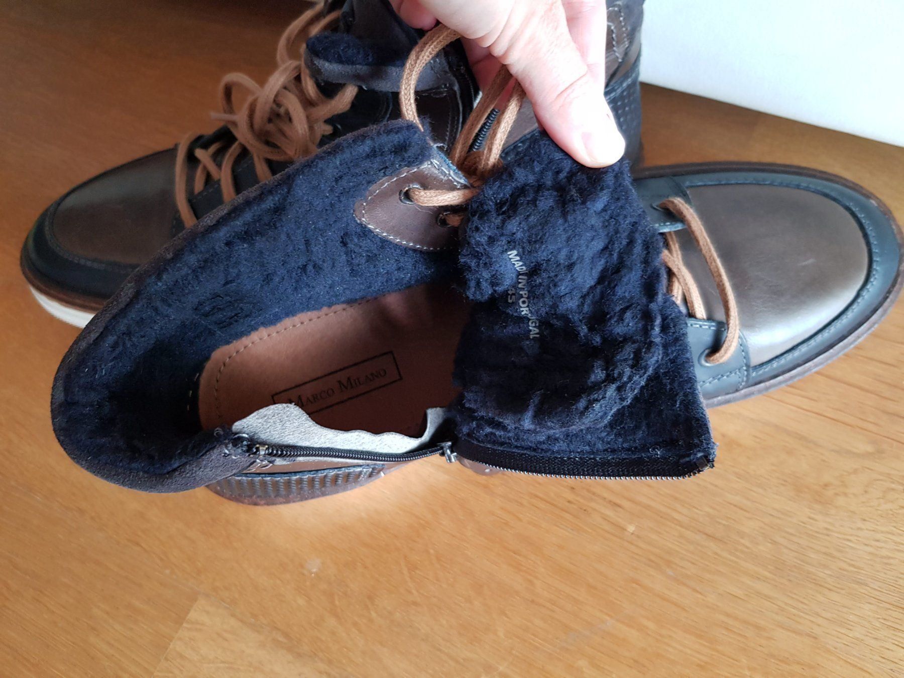 Scarpe da uomo: Marco Milano Lederschuhe Gr.45 – Nuovo e nell'imballaggio originale da Reinach AG venduto da innamac 3