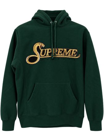 Supreme Sequin Viper Hooded Sweatshirt (M)