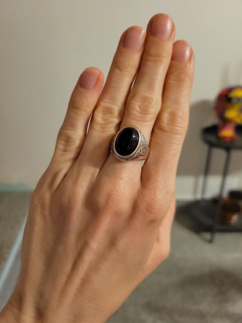 Anelli: Bague argent 925 avec pierre noire, Taille 52 – Usato da Bernex venduto da Dariafr 4