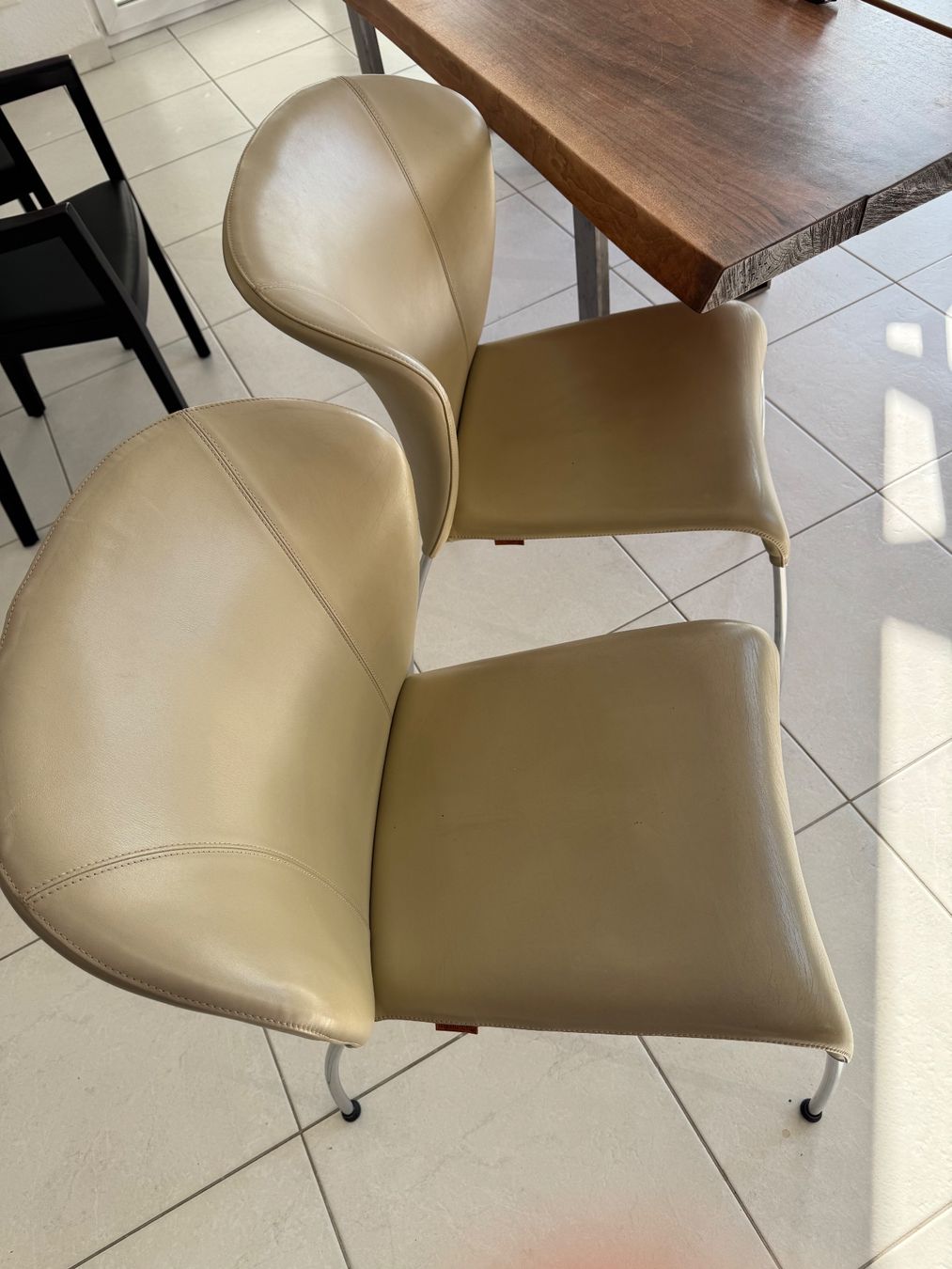 Stühle: 2 Montis Leder Stühle Farbe Beige – Gebraucht aus Kefikon ZH von Gary97 6