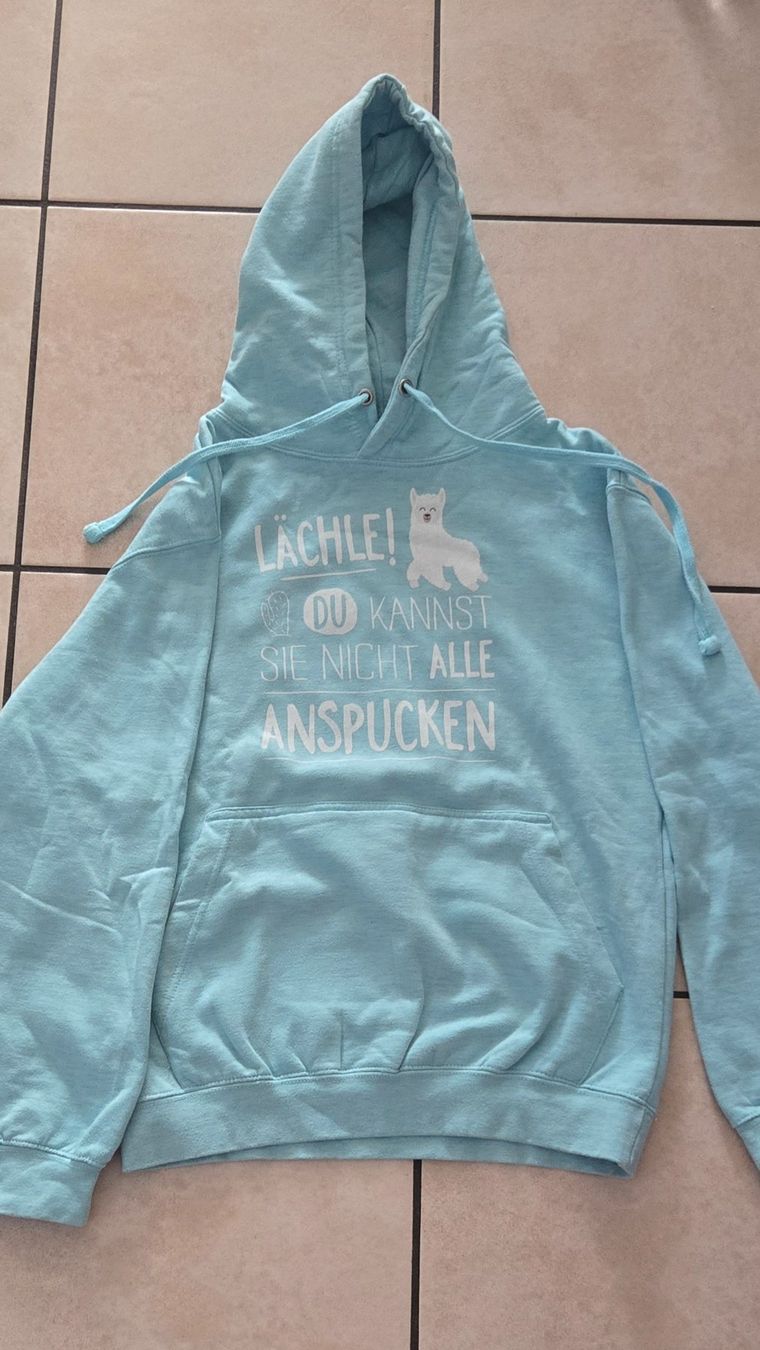 Maglioni & Felpe: Kapuzenpullover mit Lama Motiv – Usato da Dürnten venduto da Nathi_11