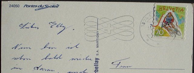 Cartes postales: CHAMPÉRY Hotel Cafe Restaurant de Champéry – D'occasion à Jona par philajona 1