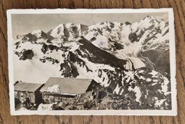 Languardhütte, Berghaus mit Stempel, Pontresina 1935