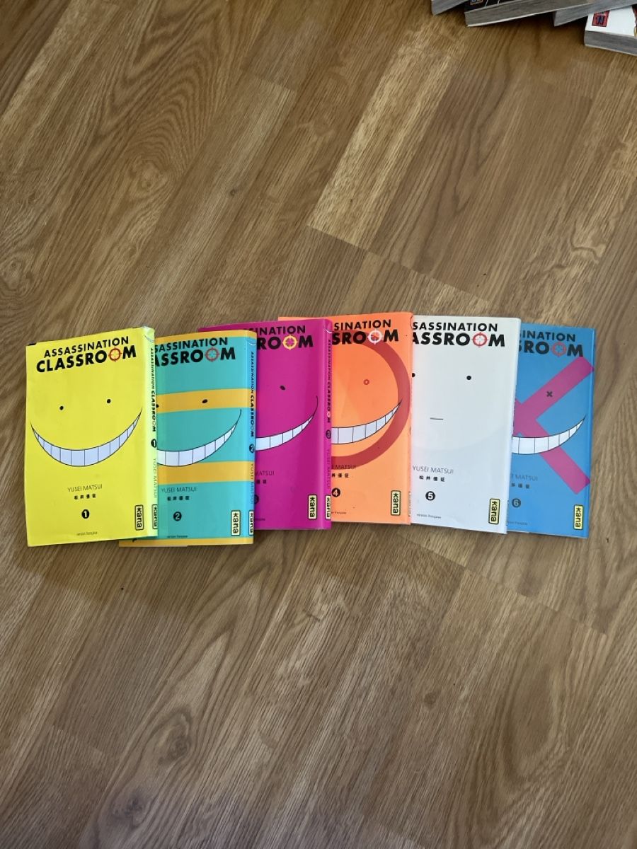 Libri: Assassination Classroom tomes 1-6 français – Usato da Sornard (Nendaz) venduto da MicheletJonas_ 1