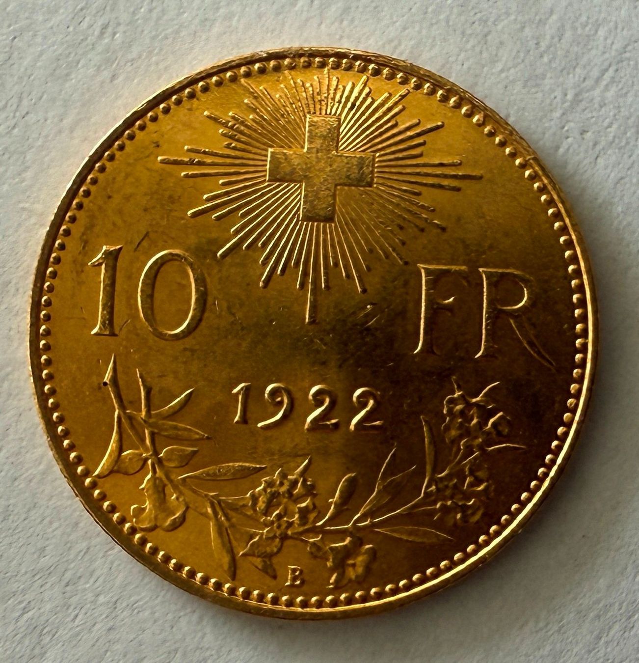 Alle Münzen: 10 Schweizer Franken Gold Goldvreneli 1922 – Neu (gemäss Beschreibung) aus Lodrino von mediwell 1