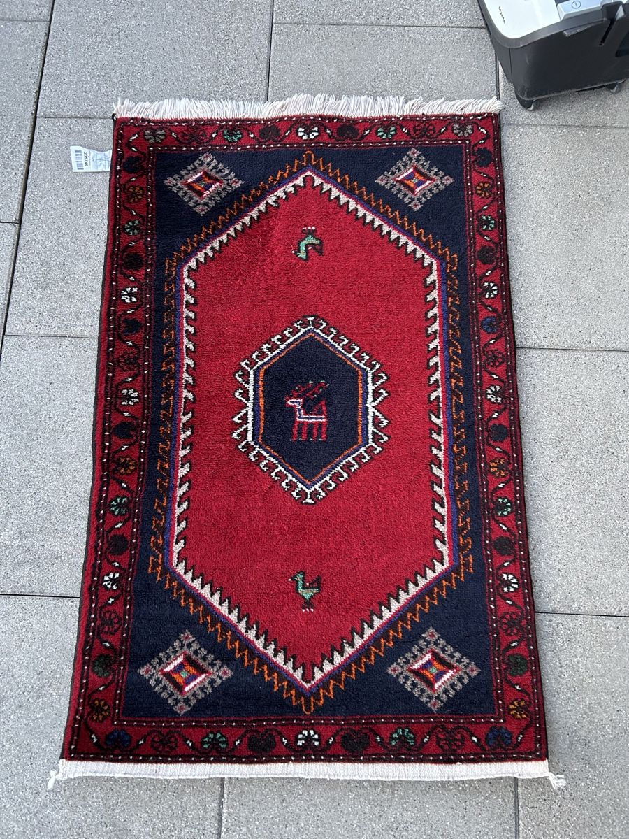 Tappeti: Perserteppich, Rot/Schwarz, Orient Teppich Winter Deko! – Usato da Lanzenhäusern venduto da vic63