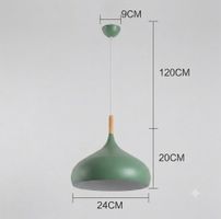 Lampe à suspension moderne nordique en Acier inoxydable